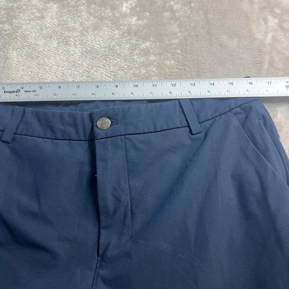 Lululemon Men's 34 Commission Slim-Fit Pant Navy Blue Technical Chino Trousers